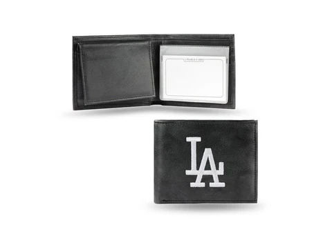 Brand NEW Baseball League LA Dodgers Authentic Leather Wallet White Version Cover