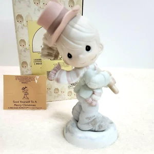 Precious Moments Figurine/Soot Yourself To A Merry Christmas/150096/1995/Holiday - Picture 1 of 11
