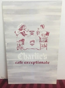 Charlie's Café 1961 menú de restaurante excepcional - Minneapolis Minnesota - Imagen 1 de 10