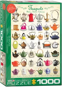 NUEVO SELLADO Teteras 1000 Piezas Puzzle EuroGraphics - Imagen 1 de 3