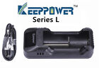 KeepPower L1 Intelligente LCD Ladegerät für Lithium Ionen Akkus