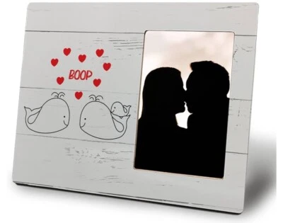 Whale Gifts, Cute Picture Frames for Couples, 4x6 Picture Frame NEW Valentines - Image 1 of 3