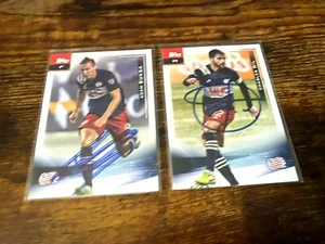 New England Revolution Partially Signed 2021 TOPPS TEAM SET cards Current Roster - Picture 1 of 3