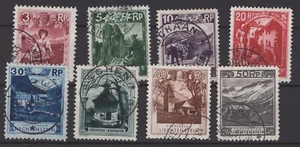 (WH22867) LIECHTENSTEIN 1930, MI 94A+95/97B+99A+100/102C, USED CV €93, SEE SCANS - Picture 1 of 2