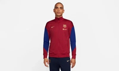 Chaqueta Nike DRI-FIT FC Barcelona Strike Track Roja Para Hombre Talla S FJ5407-621 ¡RARA! Foto 1 de 4