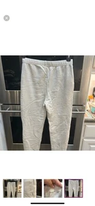Abercrombie Kids Cozy White Jogger Pants In Girls 14/16 - Picture 1 of 4