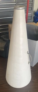 Large White Cheerleader Yell School Megaphone You Customize 25 Inches - Picture 1 of 12