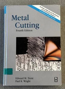 Metal Cutting 4th Edition Hardcover Trent, Wright Free Shipping - Imagen 1 de 3