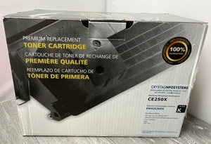 ENVCE250X / CE250X Premium High Yield Replacement Black Toner Cartridge for HP - Picture 1 of 16