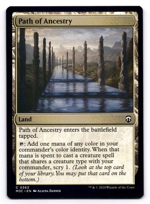 Path of Ancestry NM Commander: Modern Horizons 3 0363 MTG Regular - Image 1 of 2