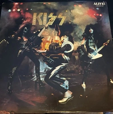 KISS Alive! Vinyl Gatefold 2 Record Set Label 4th Pressing 1977 NBLP 7020 VG - Image 1 of 4