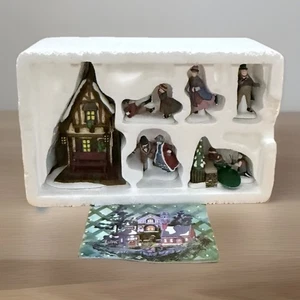 Vintage Dept 56 Heritage Village "Ashley Pond Skating Party" Zubehör Retired - Bild 1 von 4