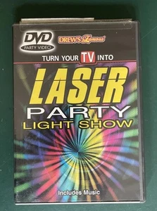 Drew’s Famous Laser Party Light Show (DVD, 2005) Includes Music RARE OOP Tested - Picture 1 of 8