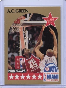 1990-91 NBA Hoops A.C. Green #17 LA Lakers - Picture 1 of 2