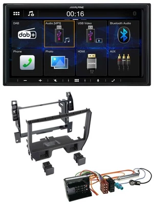 Alpine Bluetooth 2DIN MP3 DAB USB Autoradio für Citroen C3 2010-2016 DS3 ab 2010 - Bild 1 von 4