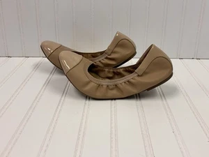 Dexflex Comfort Claire Scrunch Ballet Flats Nude Slip-On Women’s Shoes 9.5 - Picture 1 of 6