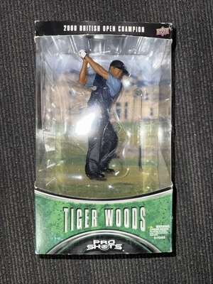"Figura de golf Upper Deck Pro Shots Tiger Woods 2000 British Open Champion 7"" * Nueva" Foto 1 de 4