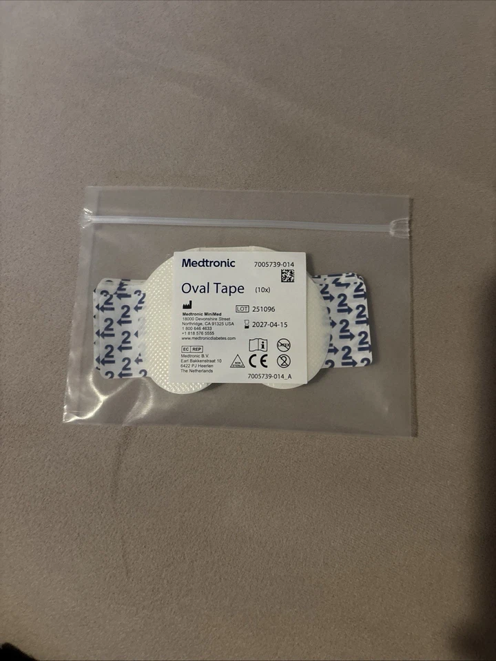 Paquete de 10 cintas ovaladas minimizadas Medtronic Foto 1 de 1