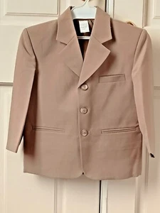 Boys Suit Jacket, Khaki ), Size: 5 ( years) - Picture 1 of 1