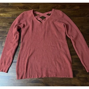 Blusa informal Love Ellie para mujer tejida espalda cruzada manga larga talla S - Imagen 1 de 5