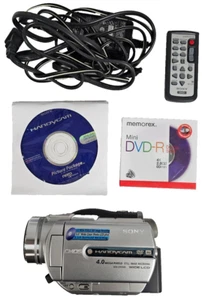 Sony Handycam DCR-DVD505 Mini DVD Camcorder with 10x Optical Zoom & SteadyShot - Picture 1 of 21