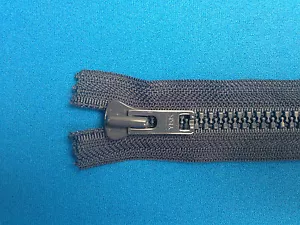 ZIP CLOSED ENDED YKK NAVY 40CM 15.5" 8 WEIGHT METAL SLIDER CHUNKY HEAVY DUTY - Picture 1 of 12