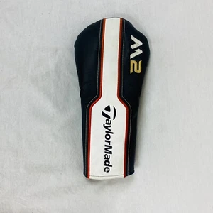 TaylorMade 2W Golf Club Cover Headcover Protective Sock White Black Red Logo - Picture 1 of 14