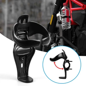 1Pc Bike Motorcycle Drink Cup Holder Mount Water Bottle Holder Accessories Black - Imagen 1 de 12
