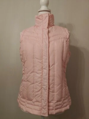 Chaleco acolchado rosa mezcla plumón pequeño Athletics Works para mujer usado en excelente estado Foto 1 de 4