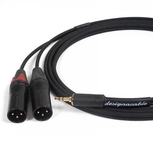 3.5mm Mini Jack to 2 x Neutrik Male XLRs, Sommer ONYX 2025 Black Or Blue Cable - Picture 1 of 4