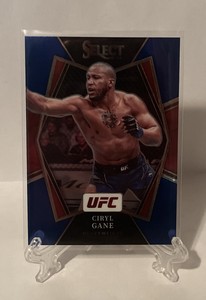 CIRYL GANE #143 2022 PANINI SELECT UFC - BLUE - PREMIER LEVEL