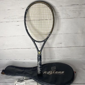 "Raqueta de tenis Wilson Hyper Hammer 3,6 rodillos de carbono 115"" cabeza con estuche 4 1/2" - Imagen 1 de 18