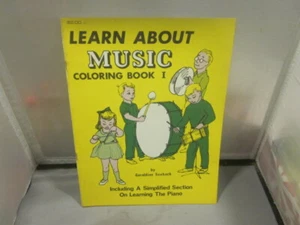LEARN ABOUT MUSIC COLORING BOOK BY GERALDINE SEEBACK - Imagen 1 de 4