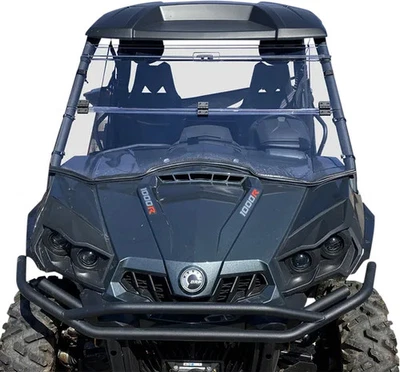 Parabrisas plegable completo MU Deluxe para Can-Am Commander Max 800R 4x4 16-20 Foto 1 de 4