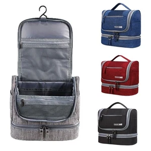 Hanging Makeup Bag Cosmetic Bag Cosmetic Organizer Large Travel Toiletry - Picture 1 of 16
