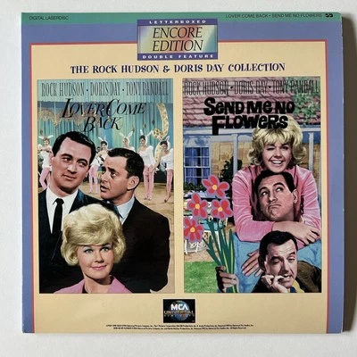 Lover Come Back & Send Me No Flowers Laserdisc Rock Hudson Doris Day 2-comedies - Image 1 of 4