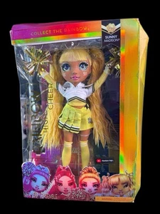 Rainbow High Cheer SUNNY MADISON ☆ Yellow Fashion Cheer Doll ☆ Damaged Box - Picture 1 of 6