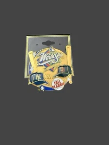 1998 World Series NY Yankees VS Padres Fall Classic Pin Peter David Pin NOS - Bild 1 von 4