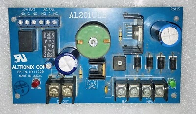 ALTRONIX AL201ULB POWER SUPPLY BOARD - USED - Image 1 of 2