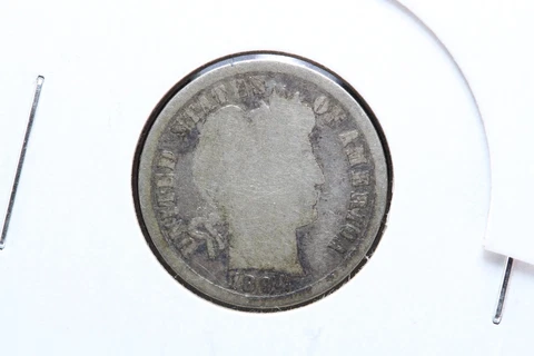 1894 Barber Dime G 39A2 Cover