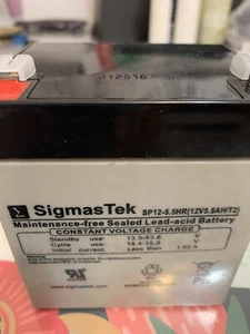 Battery Sigmas Tek - Picture 1 of 2