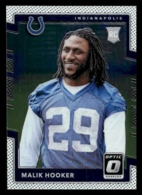 2017 Donruss Optic #118 Malik Hooker Rookie Indianapolis Colts - Image 1 of 2