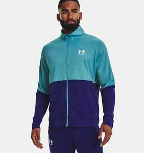 ✅ Chaqueta de Pista UA Piqué Azul Under Armour Para Hombre Nueva con Etiquetas Cremallera Completa Pitch XLarge XL 📦 - Imagen 1 de 1