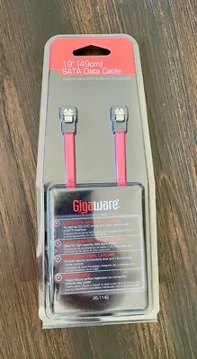Gigaware SATA Data Cable 19" 26-1142 Free Shipping!!! - Image 1 of 3