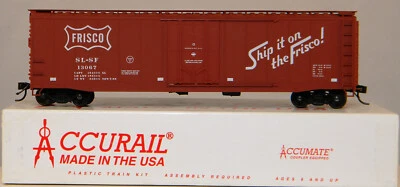 HO Accurail #5109 50' Plug Door Boxcar Frisco #13067 Built Up - Image 1 of 3