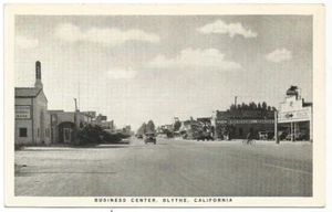 Blythe California CA Downtown Business Center 1940's - Picture 1 of 2
