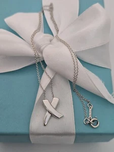 Tiffany & Co. Palmoa Picasso Kiss 16" Halskette ✨️US-Verkäufer ✨️- NEU - Bild 1 von 8