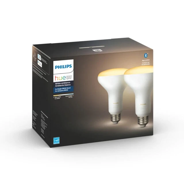 Philips Hue Smart LED Bulb - White Blanche, Pack of 2 - Image 1 of 1