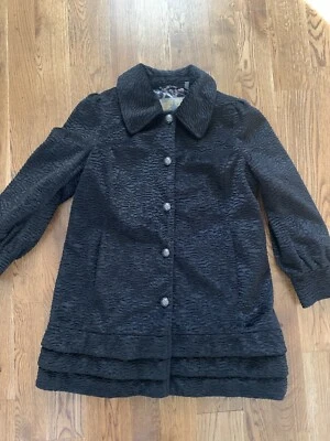 Abrigo para mujer "STEVE MADDEN NEGRO terciopelo texturizado" - talla XL - nuevo Foto 1 de 3