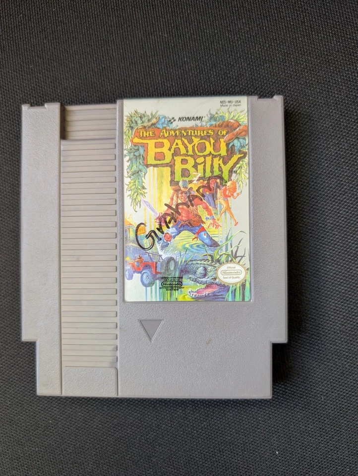 The Adventures Of Bayou Billy (Nintendo) NES Cartridge  TESTED + MINT - Image 1 of 3